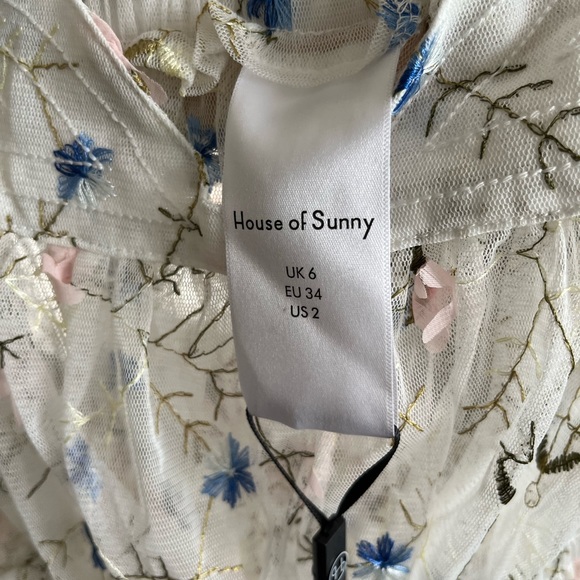 House of Sunny Dresses House Of Sunny Midsummer Sheer Floral Midi
